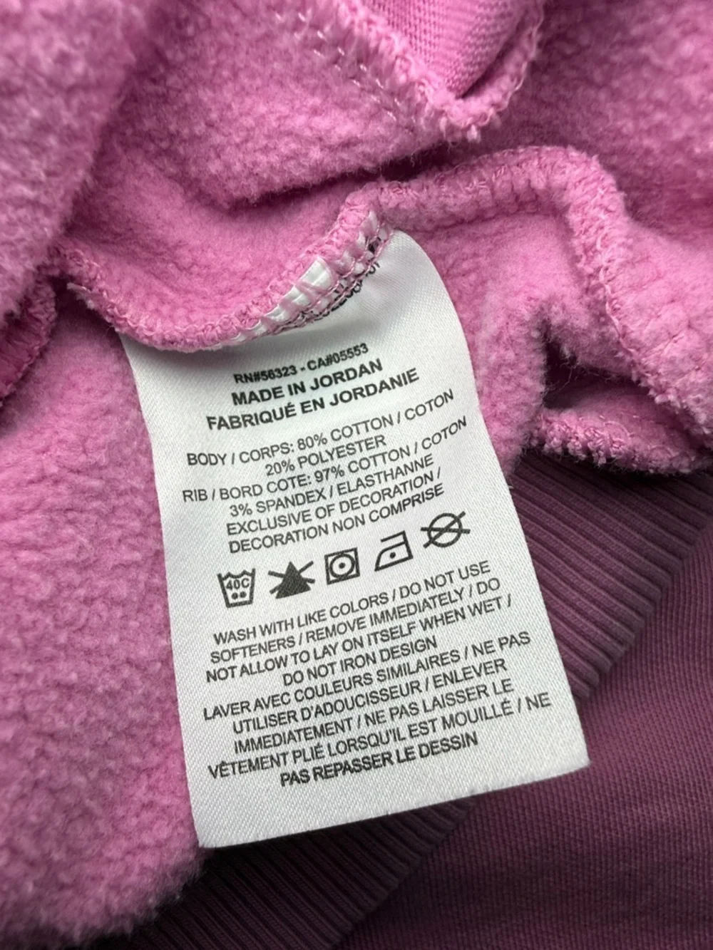 Nike Big Kids Pink Pullover Hoodie Sweatshirt Size Large